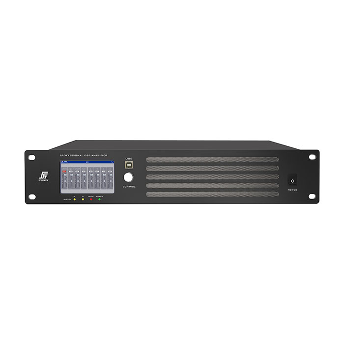 4 CH 600W Dante DSP Network מגבר כוח