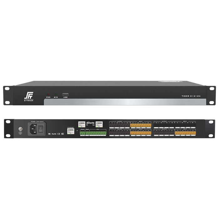 Dante 12 in 12 Out Network Processor Audio