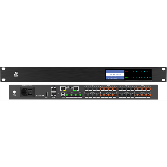 Dante 64 in 64 Out Open Architecture DSP Network Processor Audio